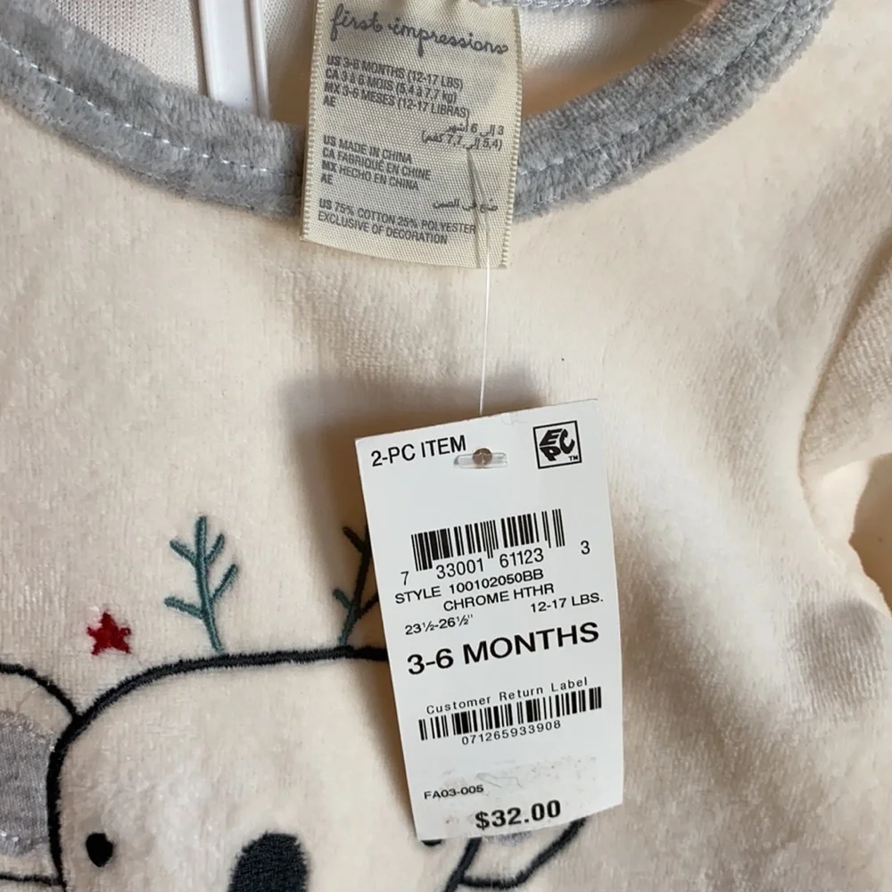 First Impressions baby Christmas set 3-6 months